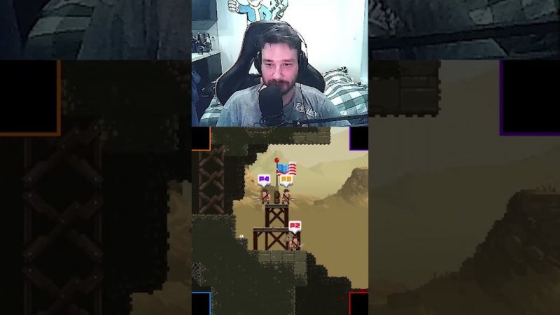 Ща проверю, пацаны (Broforce) #shorts #broforce