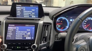 Русификация Toyota Crown 220/224 приборная панель и монитор