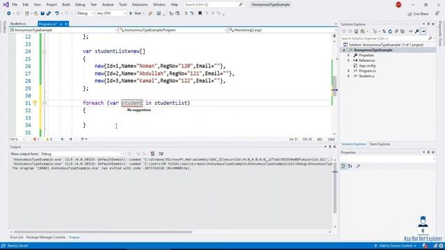 Anonymous array in C#| Anonymous Collection | C# Bangla Tutorial | Advanced C# смотреть онлайн