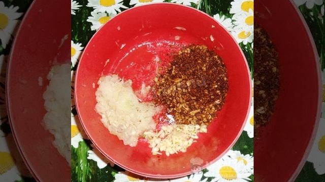 Куриный шашлык в ореховом маринаде