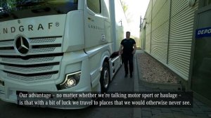 The Actros with the racing trailer | Mercedes-Benz Trucks