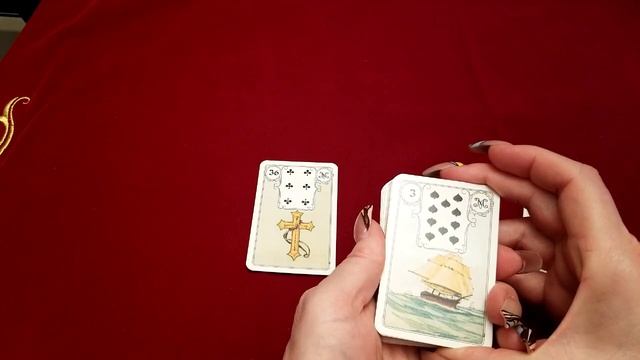 Карты Ленорман :#36 "  Крест" - значение и сочетание с другими картами