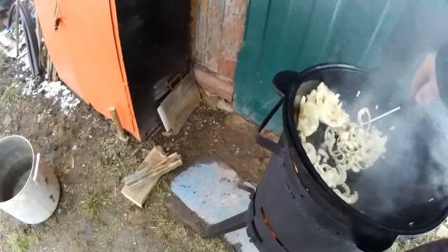 ОБЖИГ УЗБЕКСКОГО КАЗАНА НА 8 ЛИТРОВ смотреть онлайн