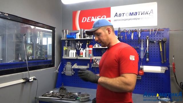 Компрессор кондиционера John Deere⧸Caterpillar⧸Claas-ремонт.    ｜    Caterpillar compressor repair.К