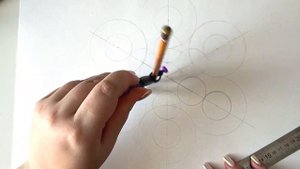 САКРАЛЬНАЯ ГЕОМЕТРИЯ. КАК НАРИСОВАТЬ ПЛОД ЖИЗНИ. ФРАКТАЛ