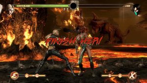 MK9 Ryona: Kut Throat and Hell Stage Fatality on Jade (Camera Mod)