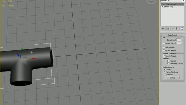 Создание трубных соединений в 3Ds max смотреть онлайн