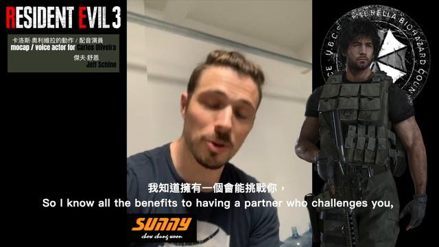 ★Jeff Schine as Carlos Oliveira 'Resident Evil 3 Remake' with BU LU CHAI STUDIOS Sunny Chow バイオハザード
