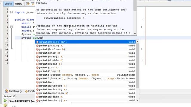 Java Steps- RMI example смотреть онлайн