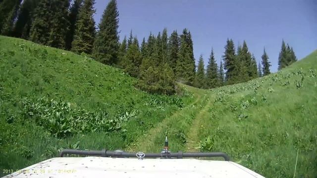 Toyota Land Cruiser 76. 4х4. Extreme in the mountains of Kazakhstan.. On board смотреть онлайн