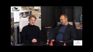 Виталий Кищенко и Алексей Вертков в Танковом музее в Кубинке