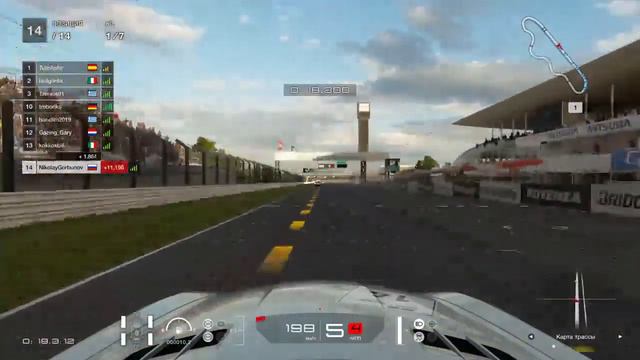 FIA. Gran Turismo SPORT #6. Ежегодная гонка. 7 кругов. (01.10.2021) смотреть онлайн