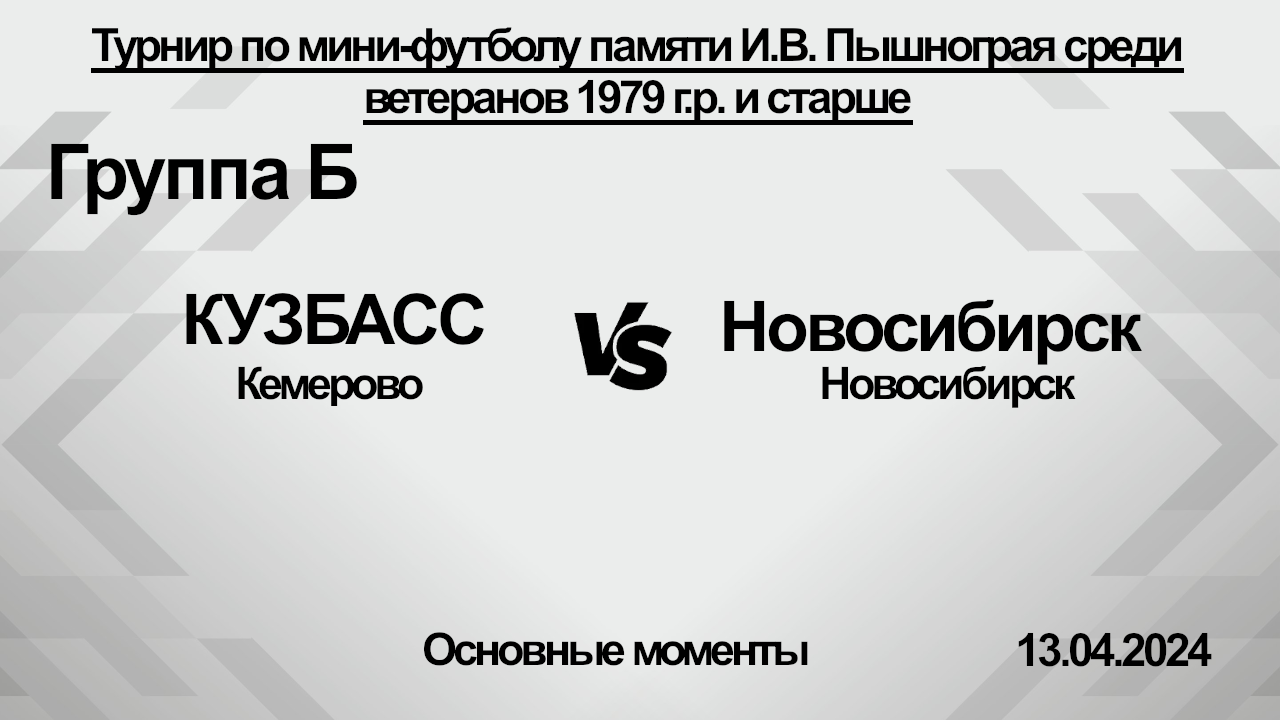 КУЗБАСС (Кемерово) - Новосибирск (Новосибирск). Основные моменты