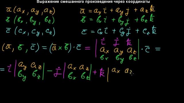 Смешанные выражения. Выражение векторного произведения через координаты векторов. Неправильная дробь в смешанное число. Смешанное произведение векторов через координаты. Смешиные число выражения.