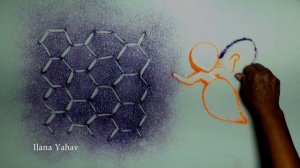 Q -  Sand Art for kids by Ilana Yahav - learn ABC