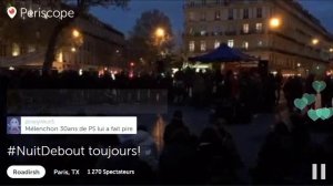 Nuit Debout : distribution de sifflets contre les agressions sexuelles sur la Place de la République