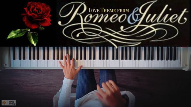 🎵Love Theme from Romeo and Juliet Joslin OST Henri Mancini, Nino Rota | Manh Piano смотреть онлайн