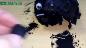 Заправить принтер HP LaserJet 1022 своими руками.