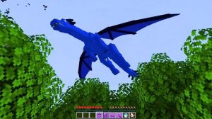 Playing as a DARK DRAGON in Minecraft!