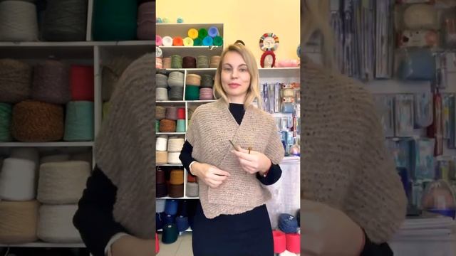 Как сделать из шарфа жилетку смотреть онлайн