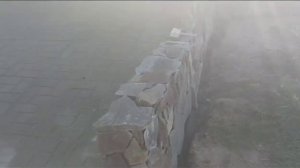 Очень классный въезд в гараж из натурального камня!!!