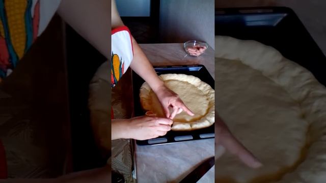 Пицца "Цветочек", Pizza "Flower" смотреть онлайн