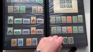 Часть 1. Показ коллекции почтовых марок СССР 1940-50г.г.