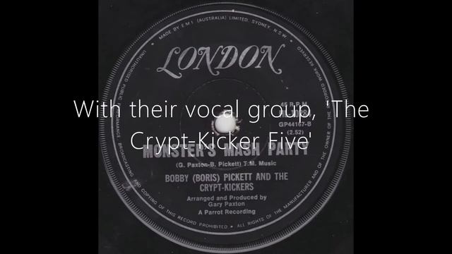 Bobby 'Boris' Pickett & the Crypt Kickers - Monster Mash (with lyrics)
