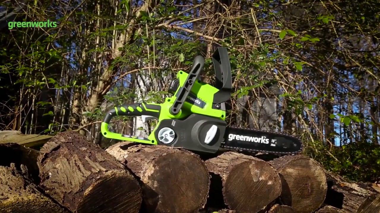 Аккумуляторная Цепная пила Greenworks 24V