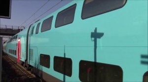 Красивое видео поездов во Франции Европа. Поезда скоростные пассажирские. Железная дорога