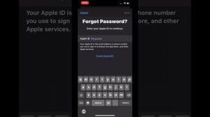 Reset your Apple ID password using Apple Support App