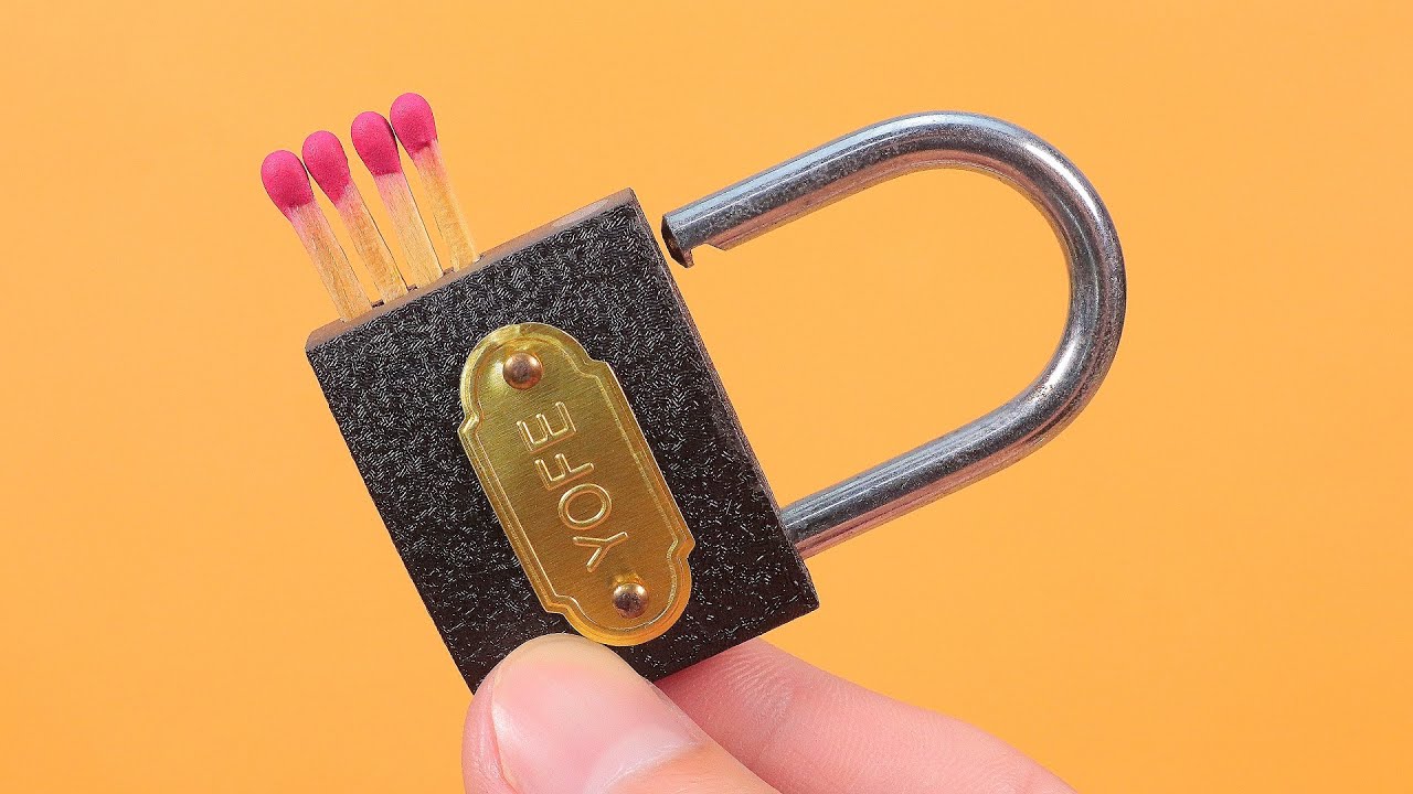 4 Способа легко открыть замок без ключа смотреть онлайн