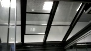 ЮБК - Обзор и демонстрация работы стеклянной раздвижной крыши S GR