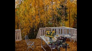 Листья золотые падают, летят, Благинина Е.