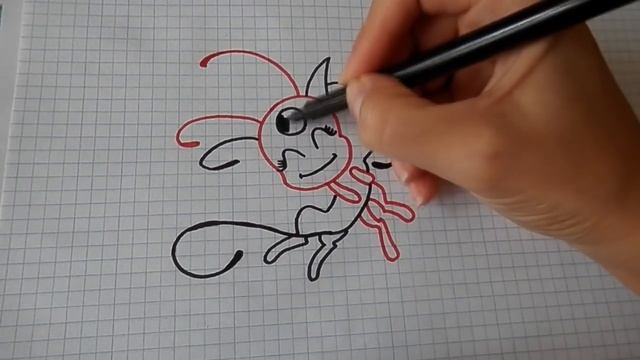 MIRACULOUS LADYBUG Drawing Tikki And Plug/ Как нарисовать квами Тикки и Плаг из Леди Баг  #17
