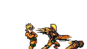 Рисуем мультфильмы2 анимация дио и зе ворлд (Джо джо пиксель(