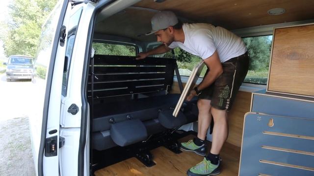 babum Lager - Bettkonstruktion für VW Bus Camper Ausbau und Selbstausbau - T5, T6, T6.1 смотреть онлайн