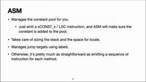 23. Generating ASM Bytecode with ASM