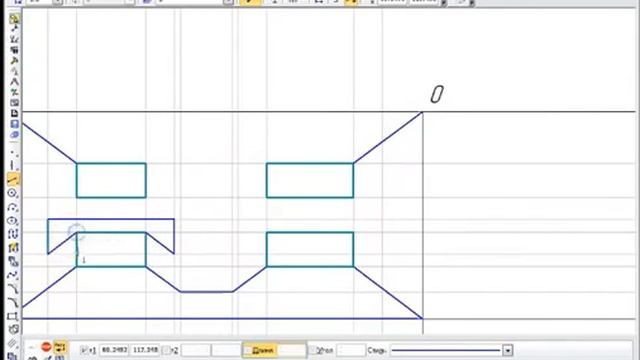 Ход выполнения работы "Построение видов" в программе" Компас" смотреть онлайн