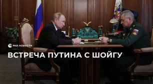 Путин встретился с Шойгу