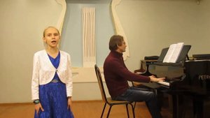 Русская народная песня в обработке В.Калинникова "У зори-то,  зореньки" исполняет Вотинцева Вита