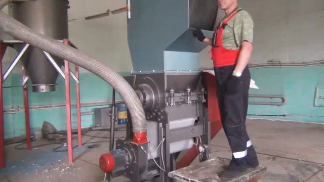 Дробилка ИРП-400. Измельчение целлюлозы.