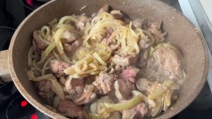 Вкусную и нежную куриную печень готовлю за 20 минут