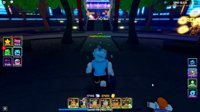 Evolved Gojo (Six Eyes) • Roblox Anime Adventures! смотреть онлайн