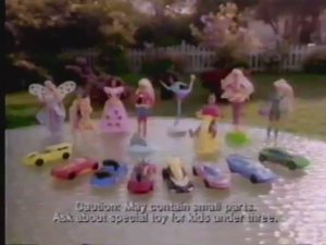 1995 McDonald's Commercial #3 (With Barbie Happy Meal Promo) - (Хеппи Мил куклы Барби)
