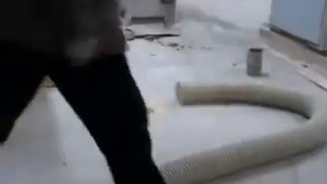 Стружкопылесос в работе - видео