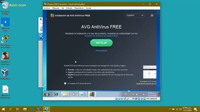 Cómo proteger nuestra maquina virtual | VirtualBox | AVG Antivirus смотреть онлайн
