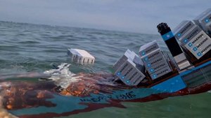 LEGO CONTAINER SHIP SINKING !!!