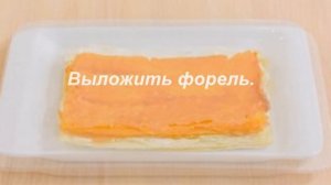 Рецепт Закусочные пирожные из слоеного теста, форели и авокадо