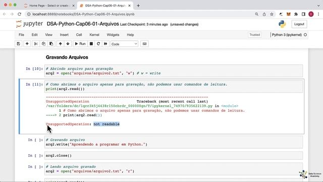 Manipulação de Arquivos em Python - Parte 2/5 смотреть онлайн